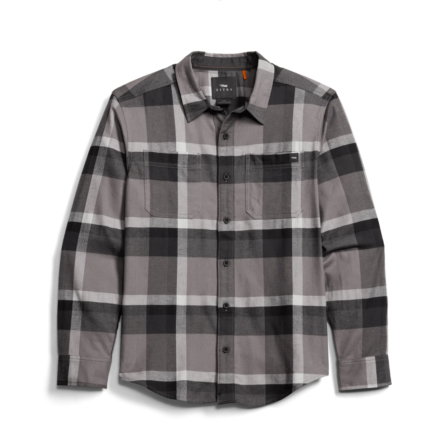 Sitka Ashland Lightweight Flannel Shirt Woodsmoke Fall Plaid