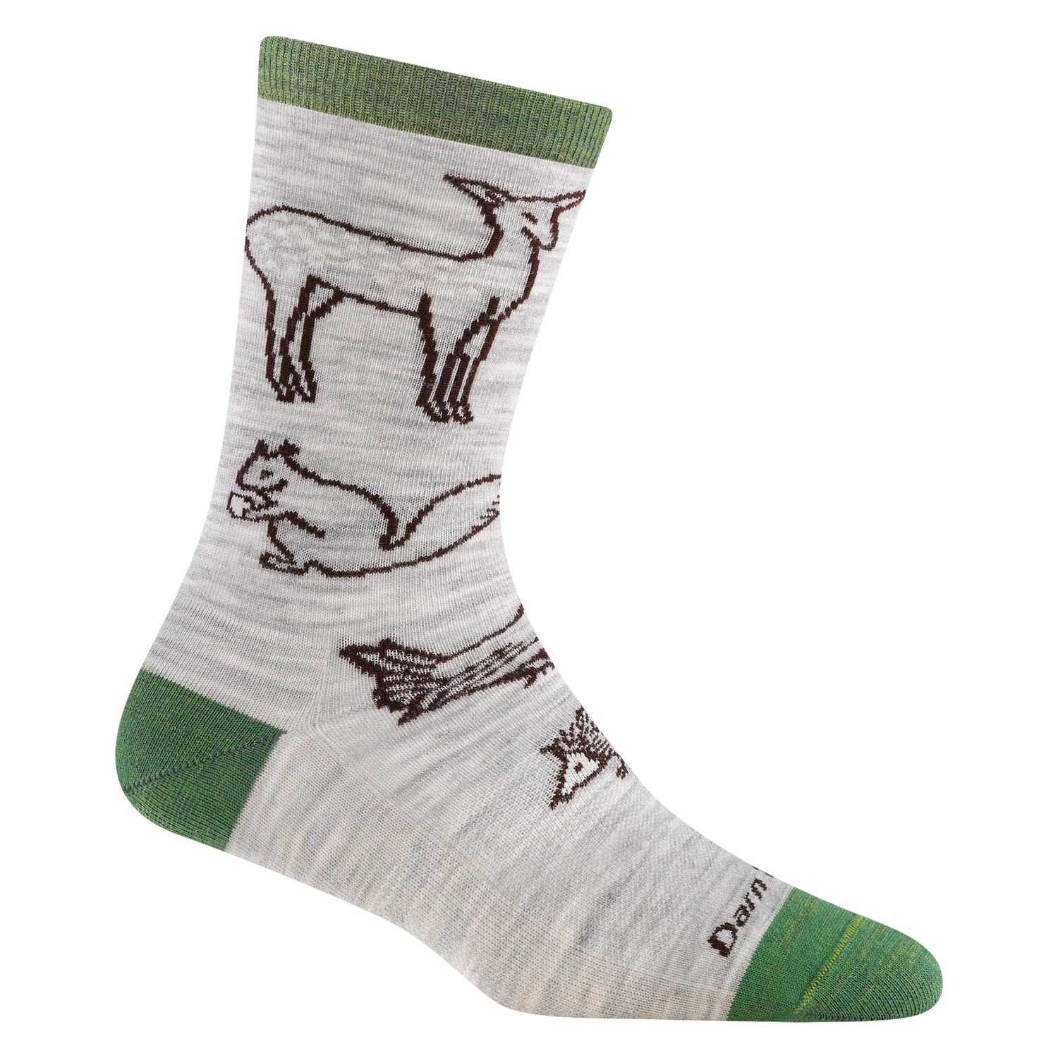 Darn Tough Women's Woodland Creatures Crew Lightweight Lifestyle Sock