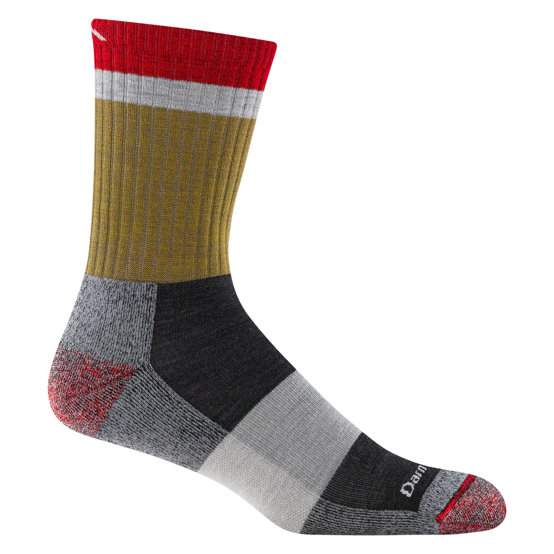 Darn Tough Men's Heady Stripe Micro Crew Lightweight Hiking Sock