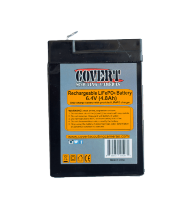 Covert Rechargeable Life PO4 Battery