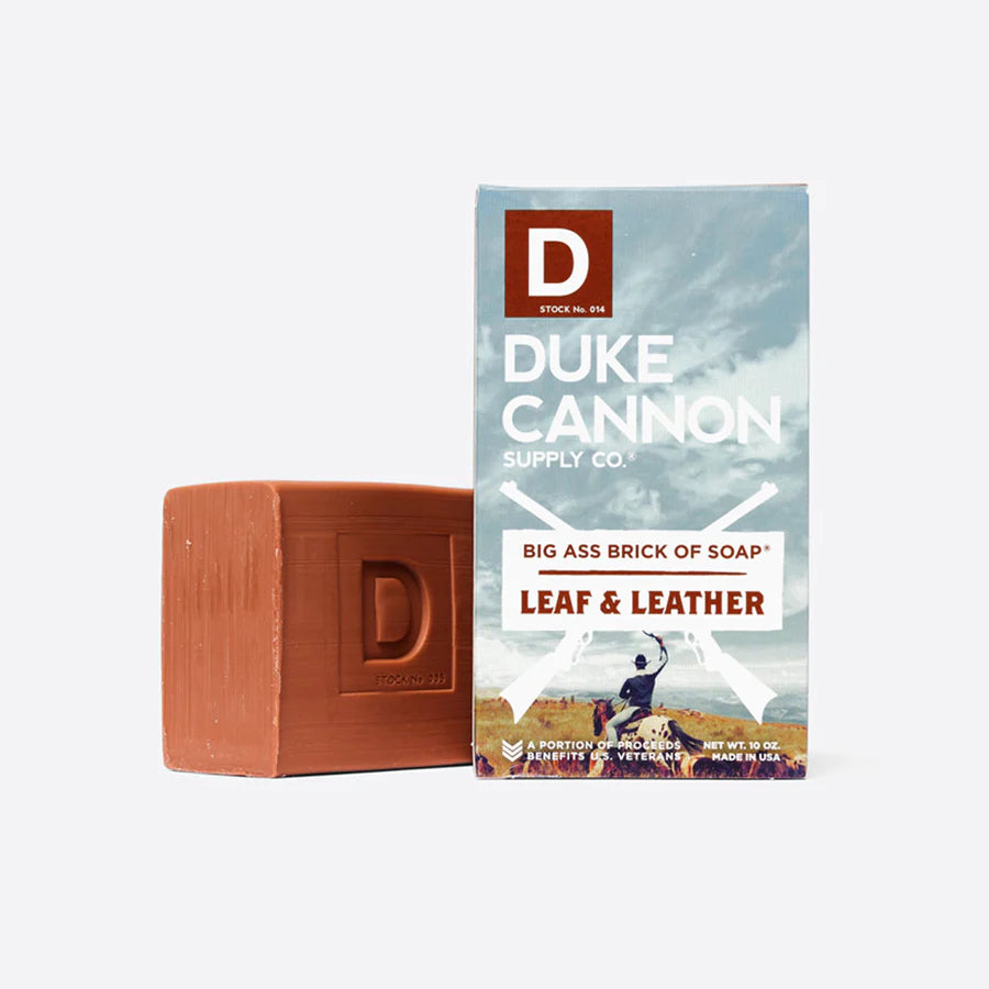 Duke Cannon Big Ass Brick of Soap- Leaf & Leather