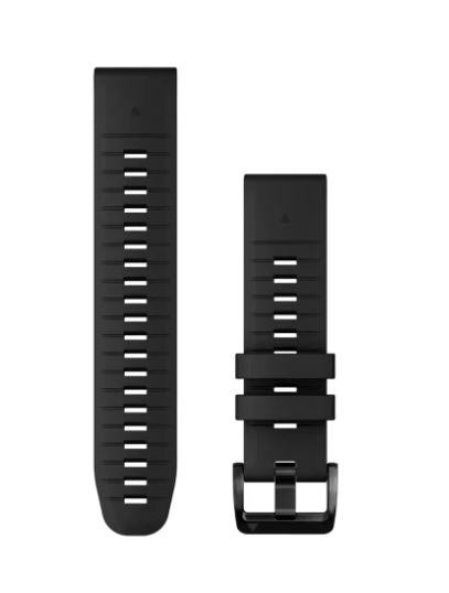 Garmin Quickfit Watch Band, Black Silicone (22 mm)