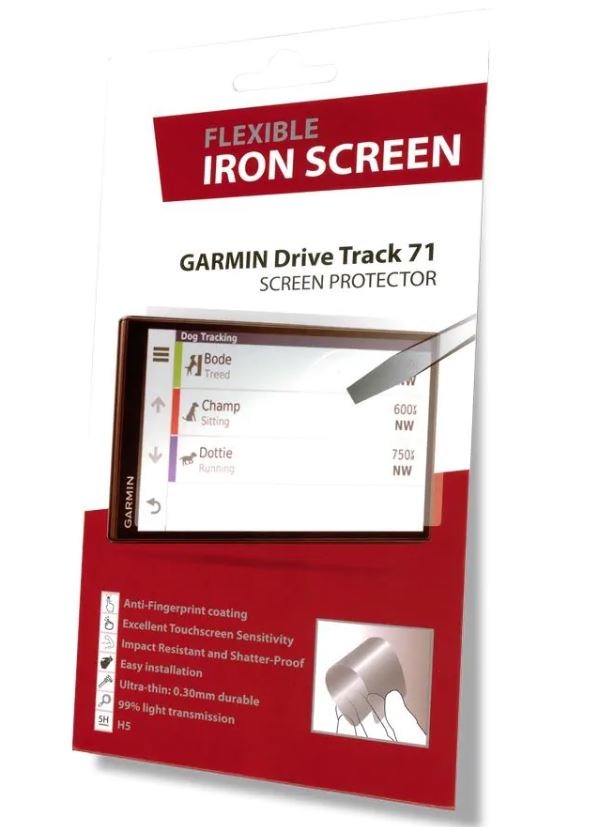 Flexible Iron Screen Garmin Drive Track 71 Screen Protector