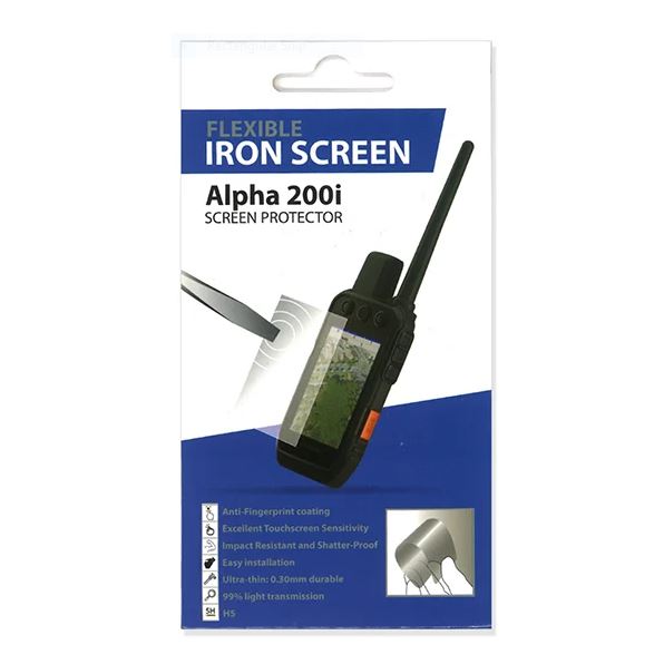 Flexible Iron Screen Garmin Alpha 200i Screen Protector