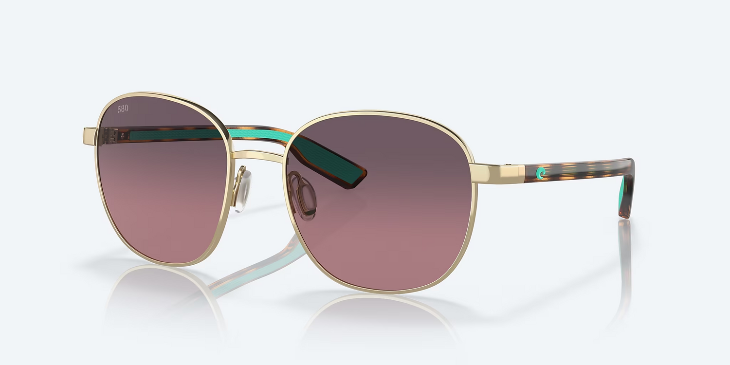 Costa Egret Shiny Gold Sunglasses