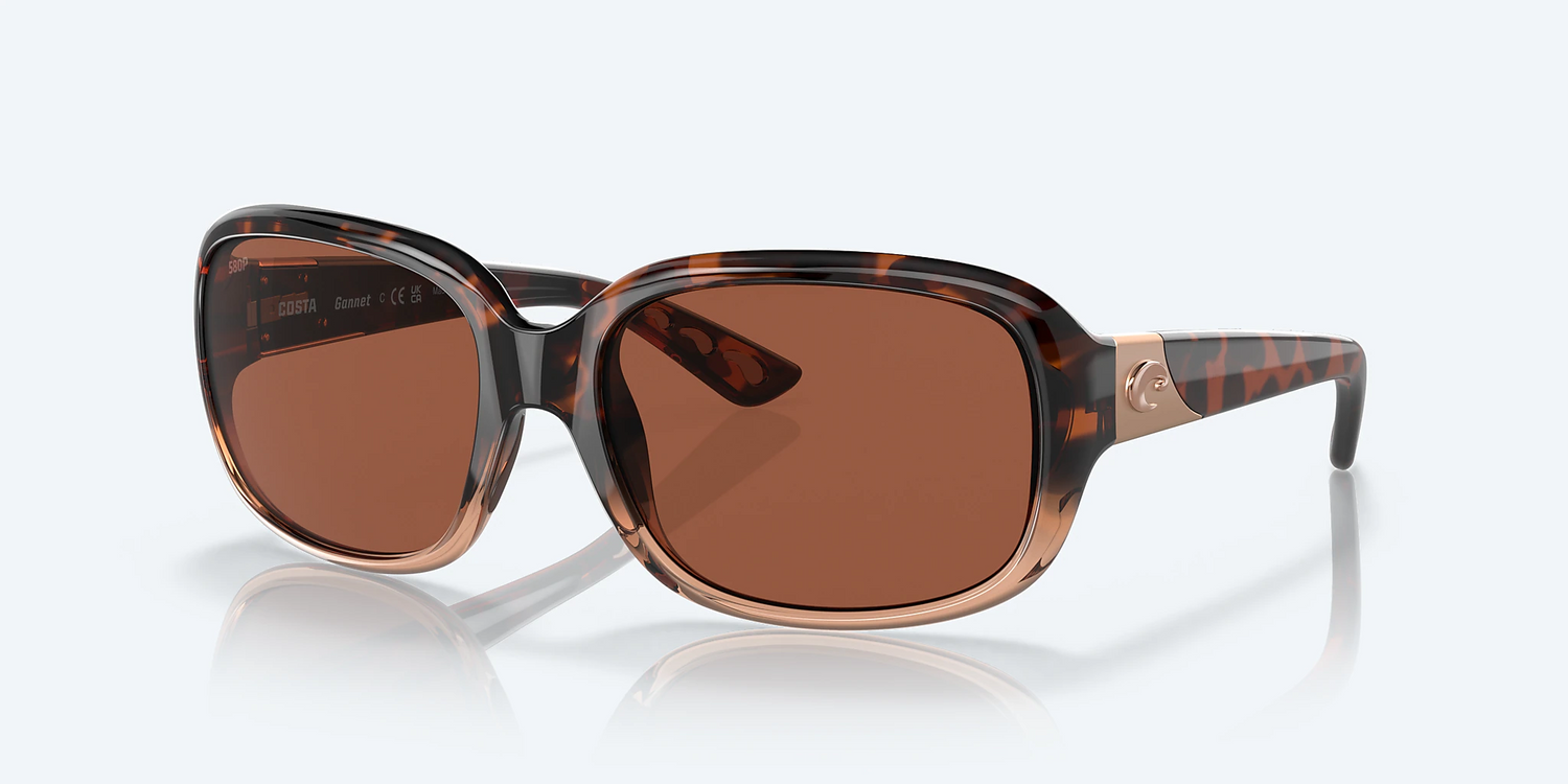 Costa Gannet Shiny Tortoise Fade Sunglasses