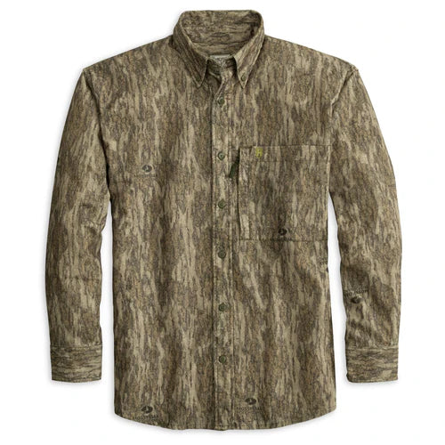 Heybo Stonecamp Camo Flannel: Bottomland