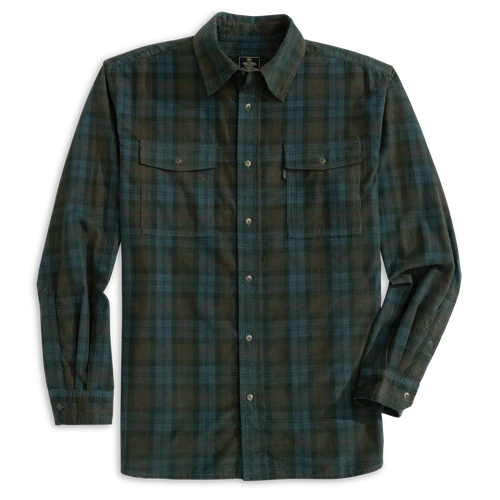 Heybo Darden Corduroy Shirt: Midnight