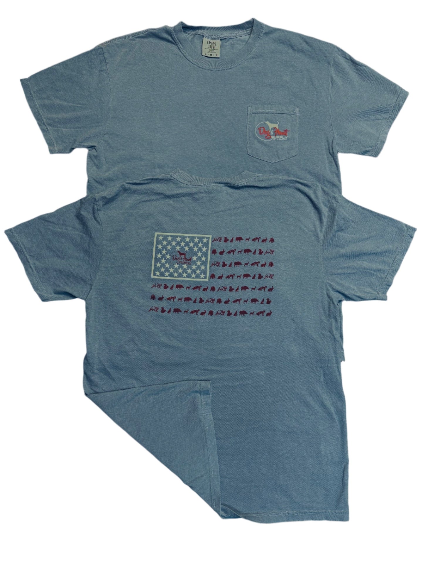 Dog and Hunt Flag T-Shirt