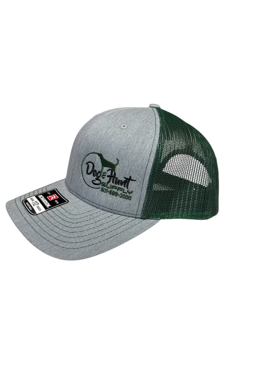 Dog and Hunt Gray w/ Green Mesh Hat