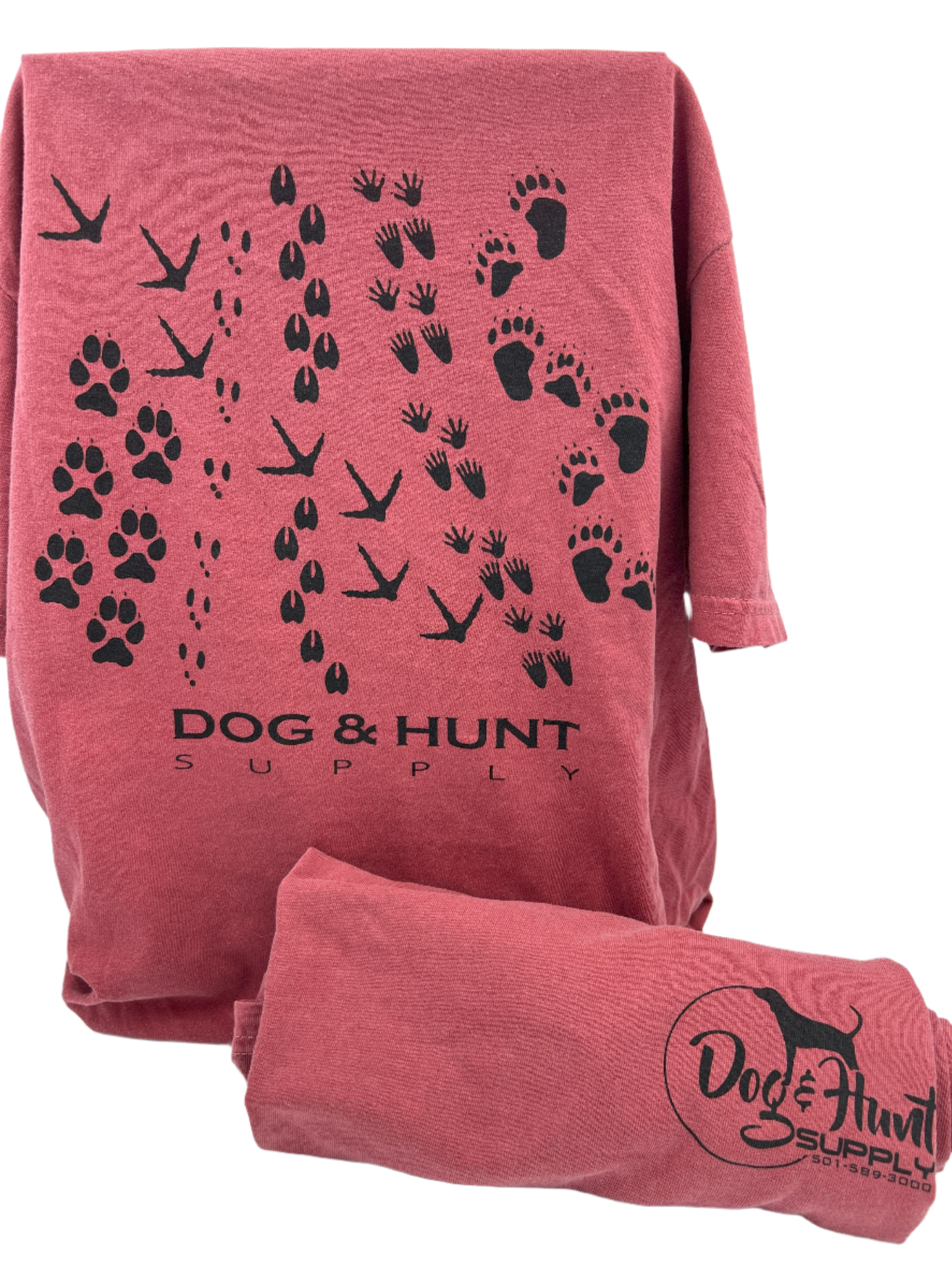 Dog and Hunt Wildlife Tracks T-Shirt