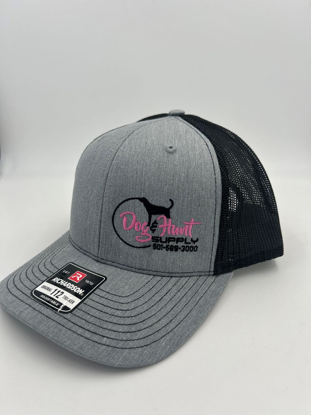 Dog and Hunt Heather Gray w/ Black Mesh Hat