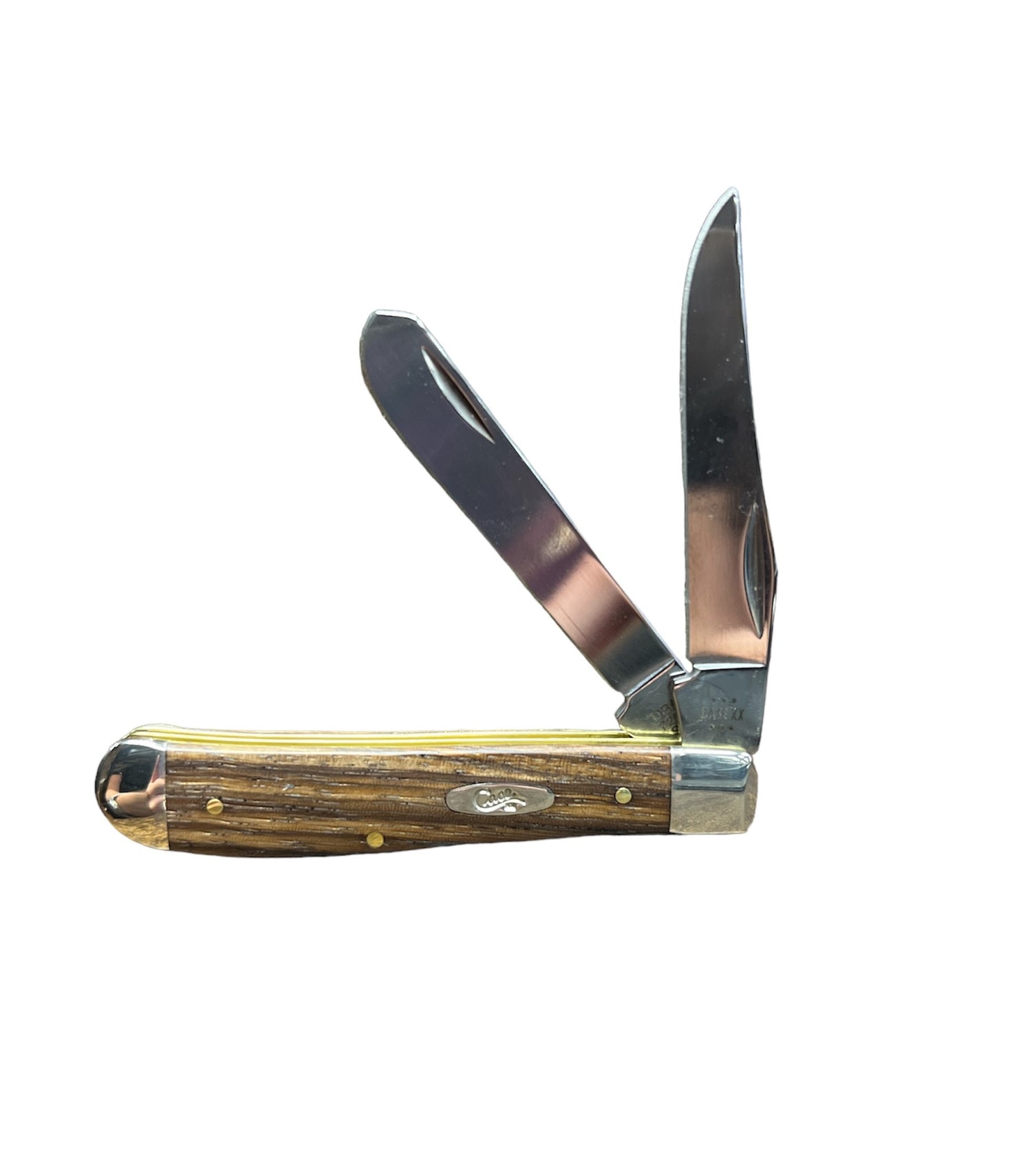 CASE 25142 Natural Zebra Wood Smooth Mini Trapper