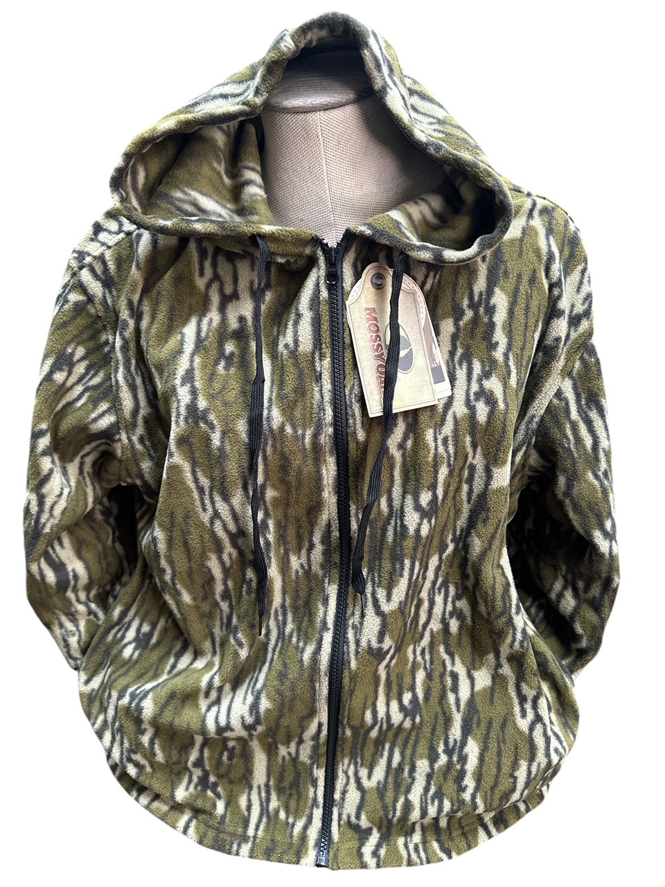 Dog and Hunt Soft Fleece Hooded Jacket Mossy Oak Bottomland