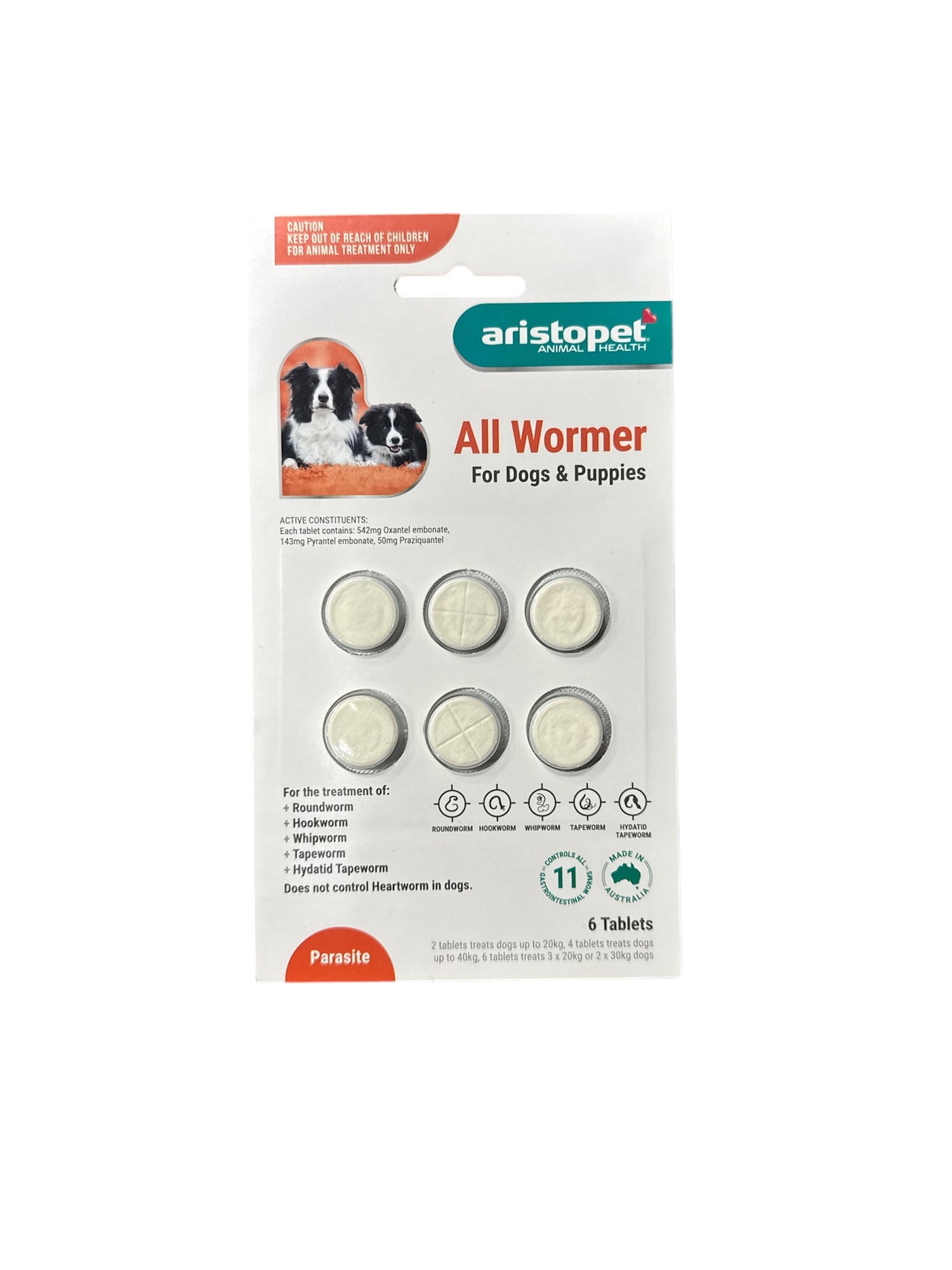 Aristopet All Wormer Tablets