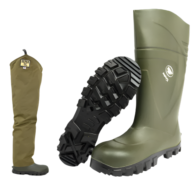 Bekina Boots with Yoder Super Chap Wader