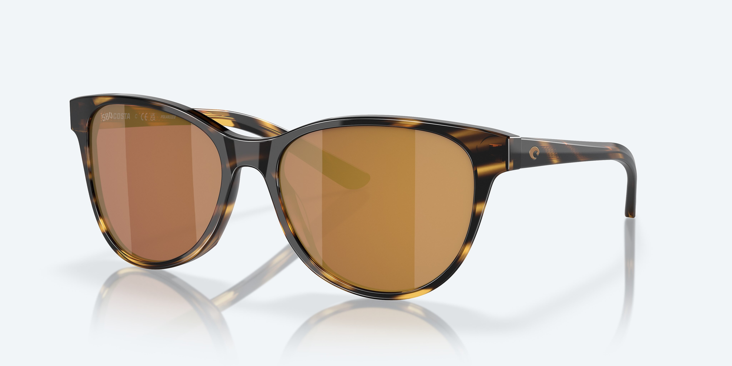 Costa Catherine Tortoise w/ Gold Mirror 580G Sunglasses