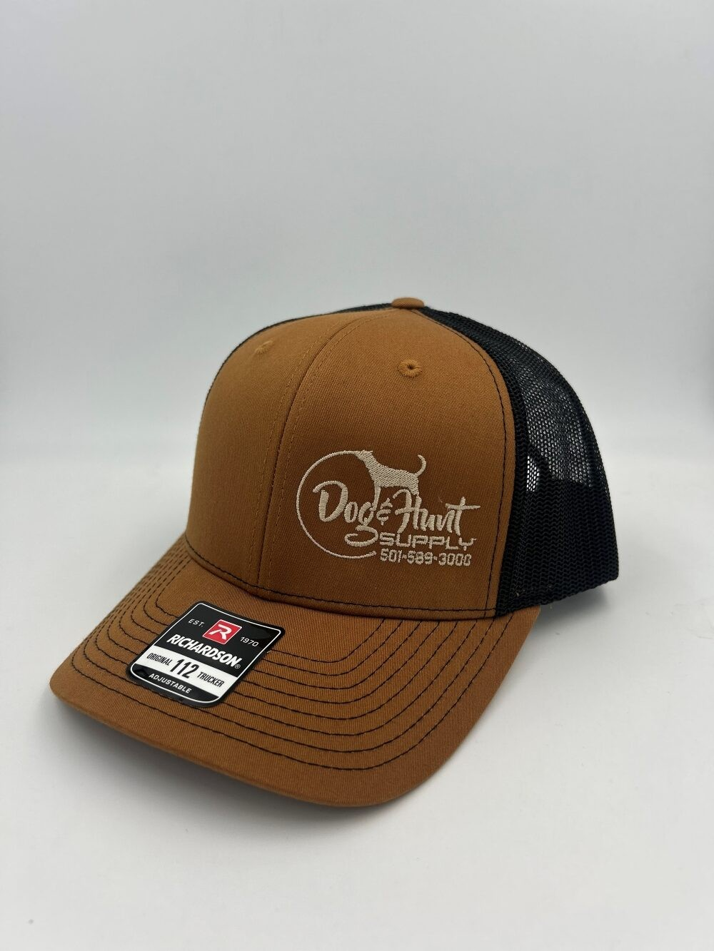 Dog and Hunt Dark Brown w/ Black Mesh Hat