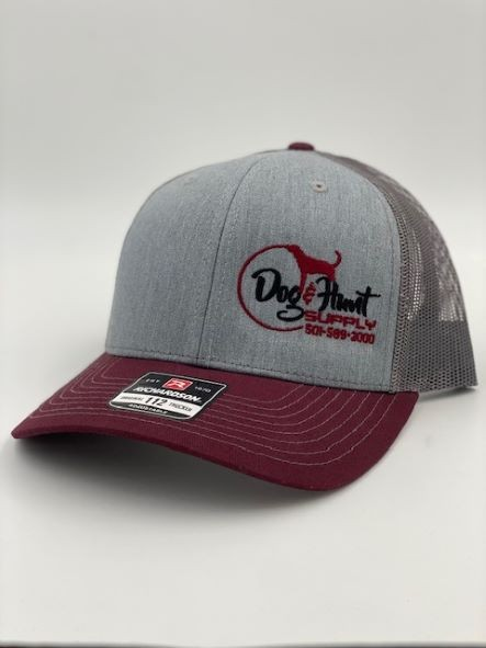 Dog and Hunt Burgundy w/ Gray Mesh Hat