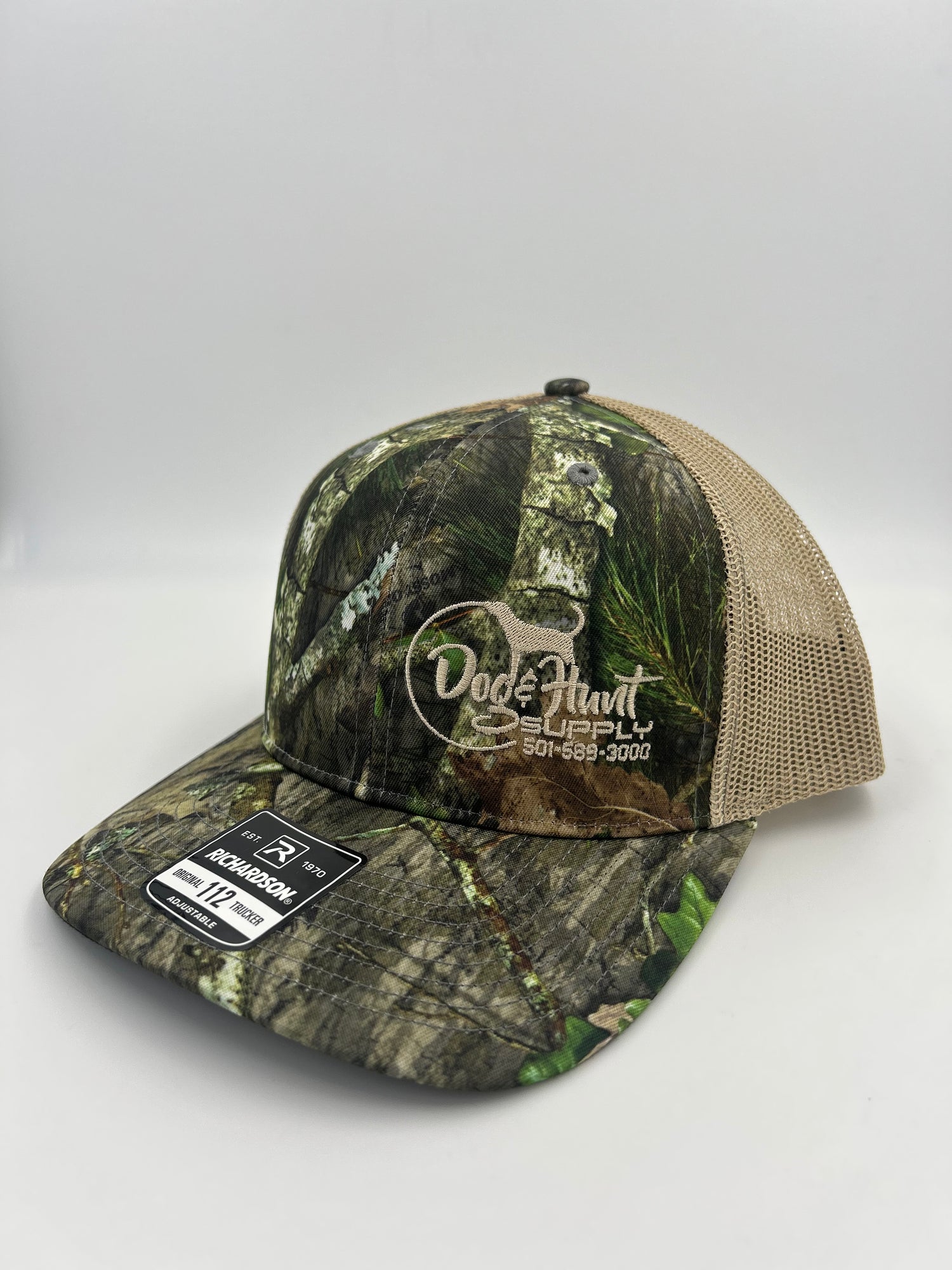 Dog and Hunt Camo w/ Tan Mesh Hat