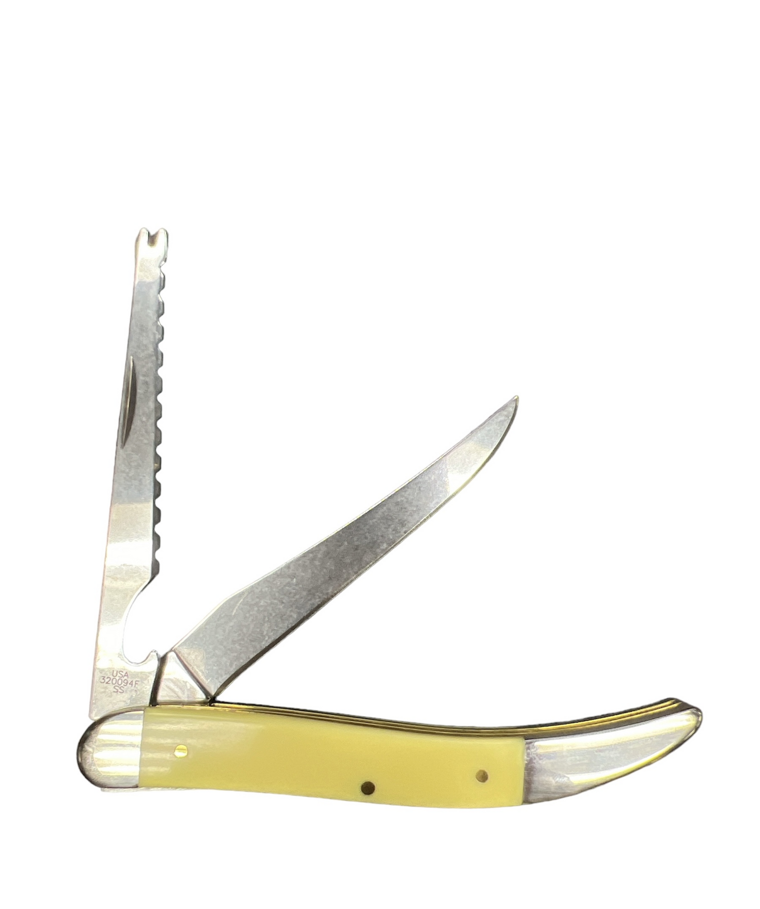 CASE 00120 Fishing Knife Yellow