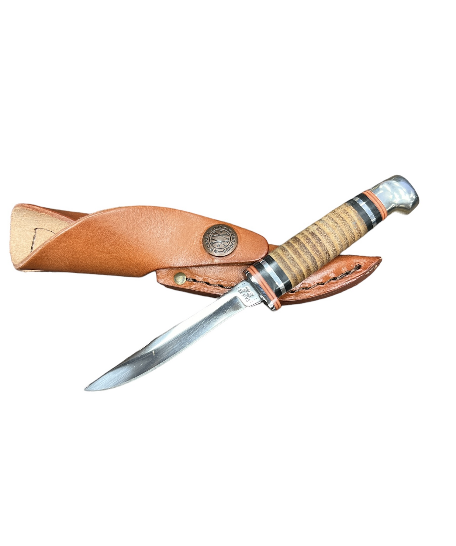 CASE 00379 Leather Hunter W/Sheath