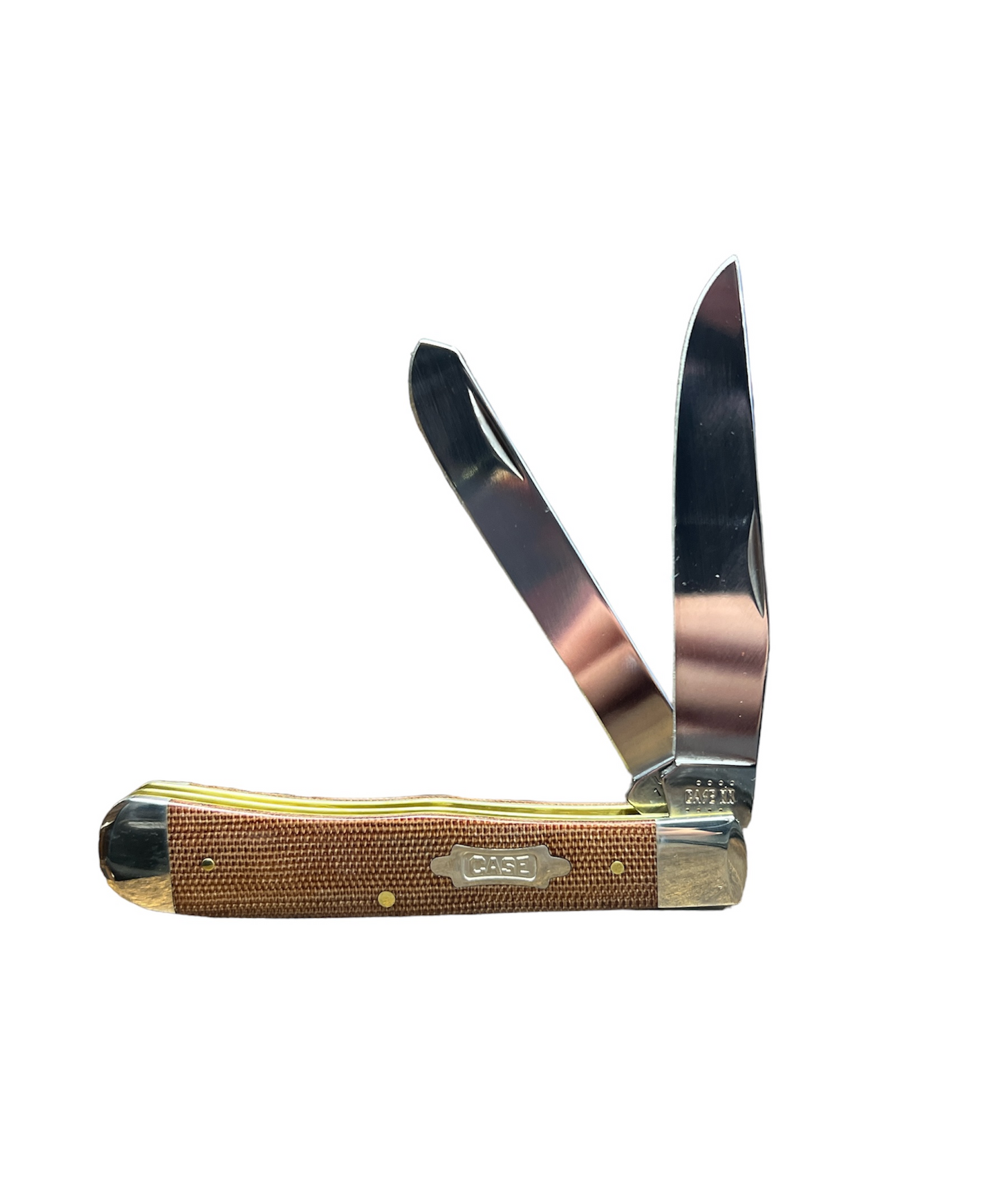 CASE 23690 Natural Canvas Micarta Smooth Trapper