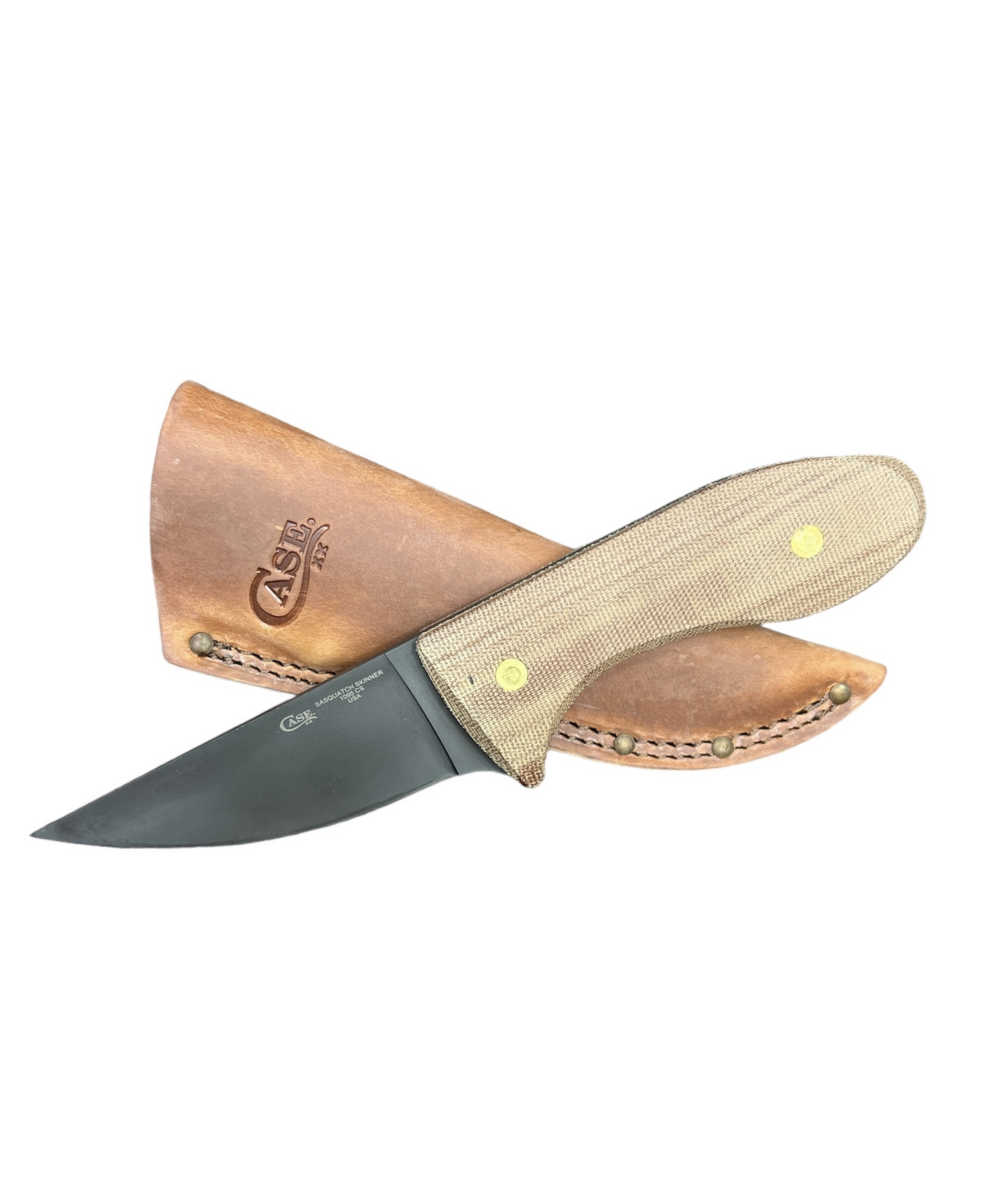 CASE 35102 Case Miller Collab Natural Micarta Sasquatch Skinner