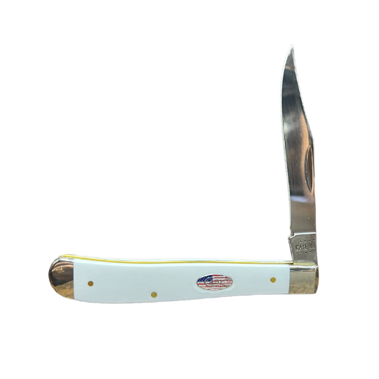 CASE 39913 White Synthetic Smooth Slimline Trapper