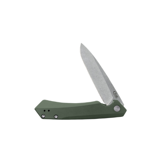 CASE 64659 OD Green Anodized Aluminum (Kinzua S35VN) Spear