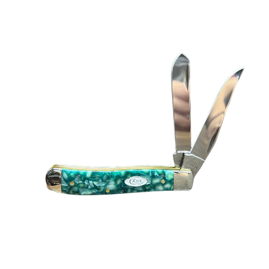 CASE 71381 SparXX Green Kirinite Smooth Mini Trapper