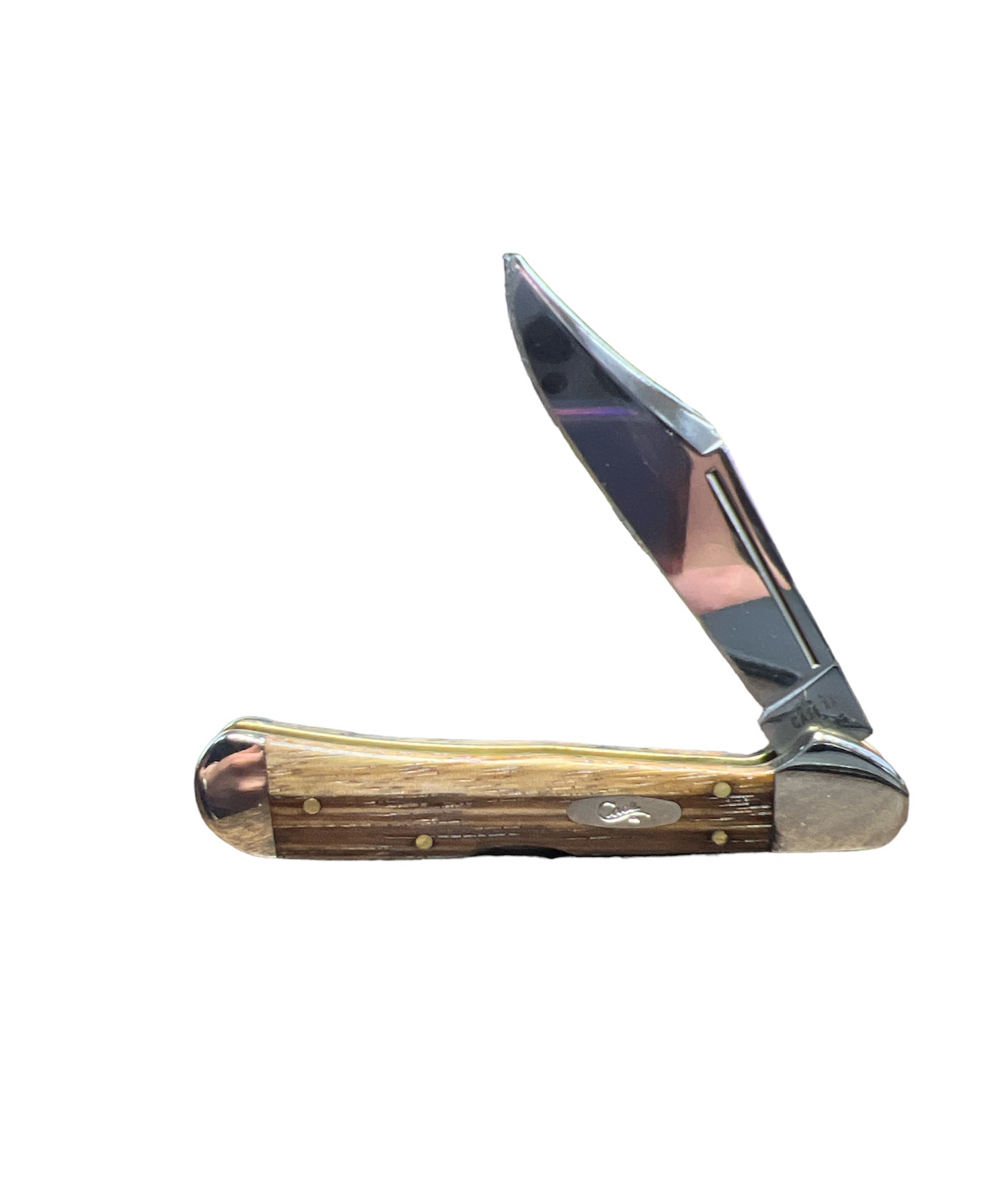 CASE 25143 Natural Zebra Wood Smooth Mini Copperlock