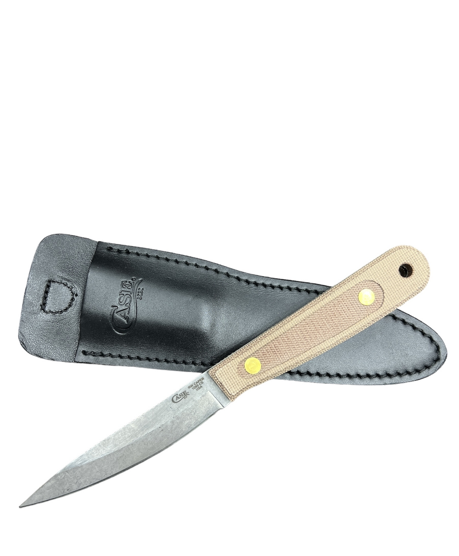 CASE 50629 Case Welker Collab Natural Micarta RW Caper