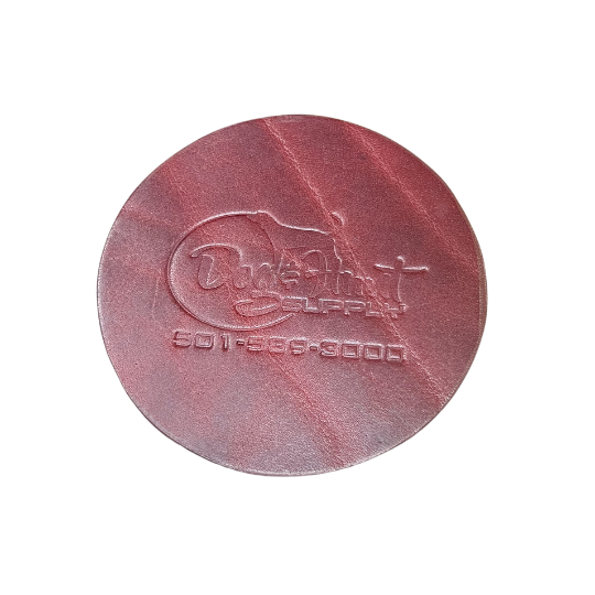 Dog and Hunt Coaster - Burgundy Logo