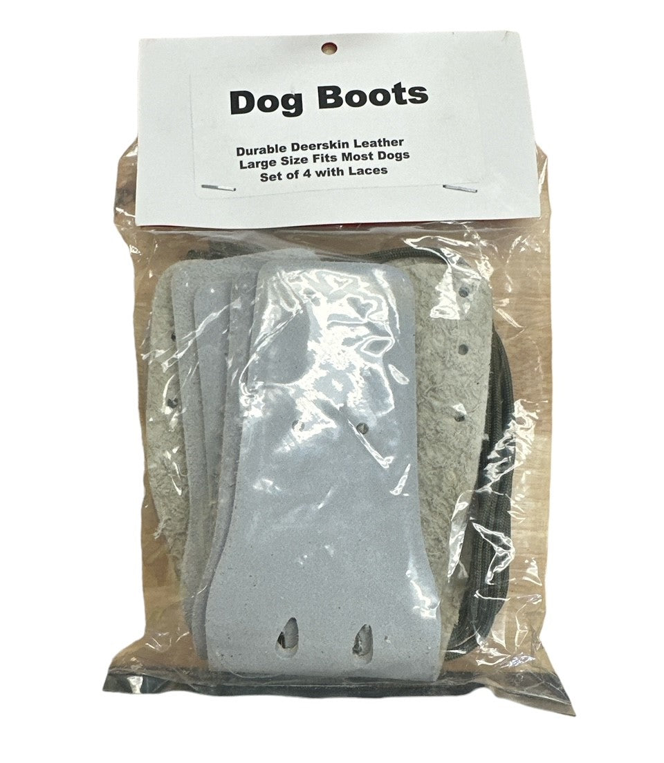 Deerskin Dog Boots