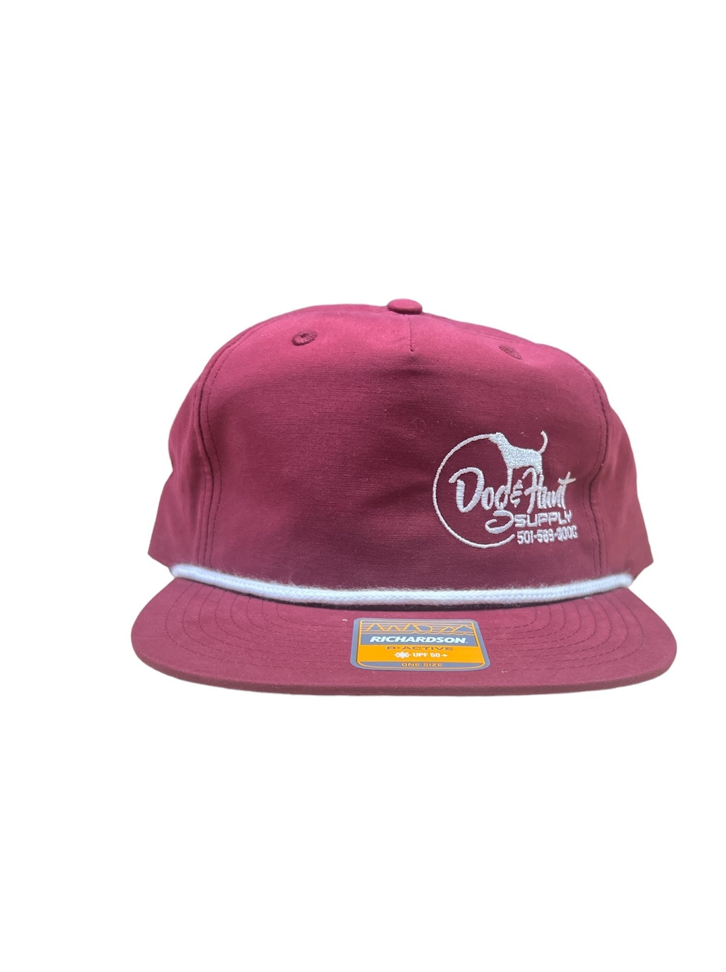 Dog and Hunt Maroon Flat Bill Hat