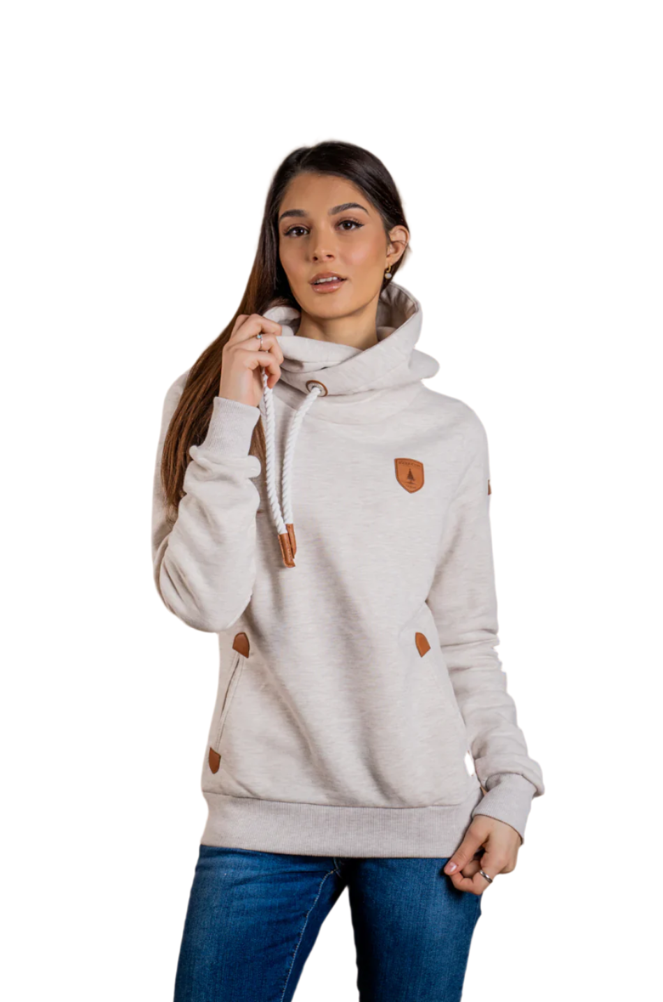 Wanakome Artemis Heather Oatmeal Hoodie