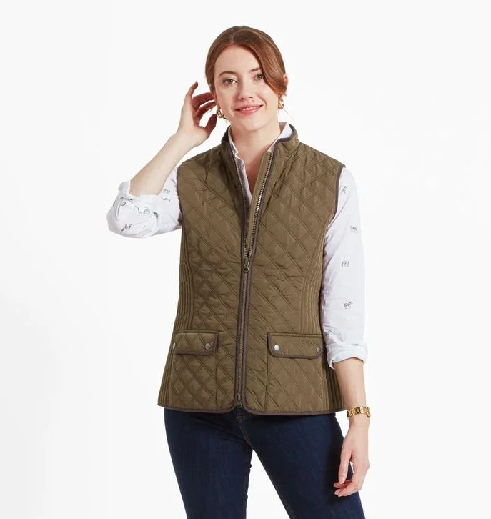 Schoffel Women's Quilt Gilet Olive