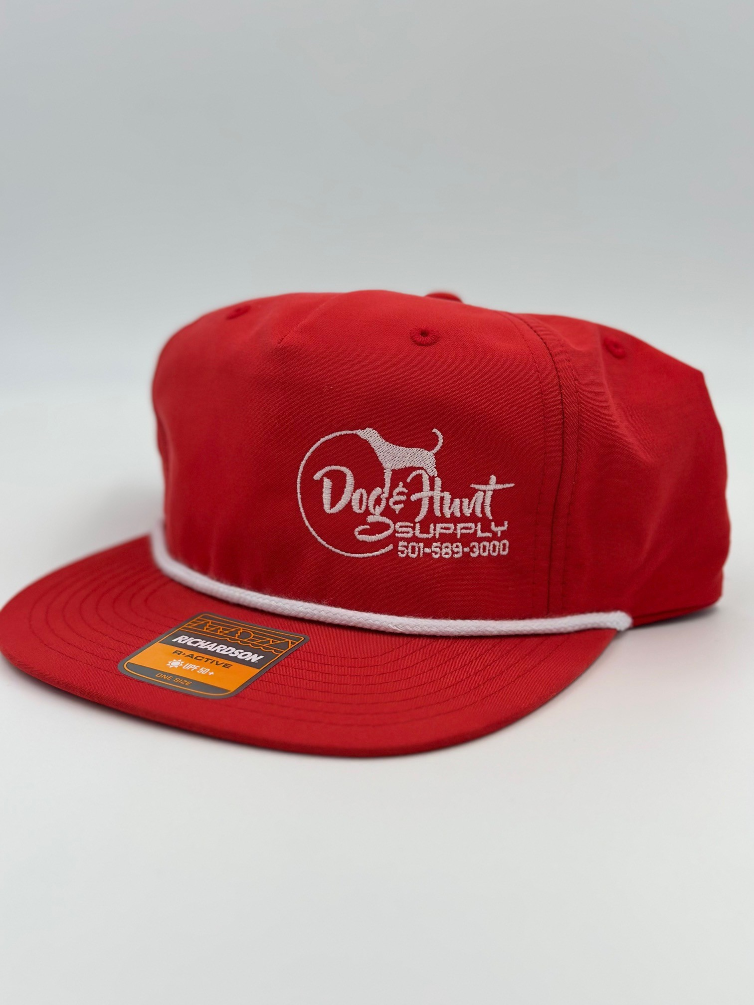 Dog and Hunt Red Flat Bill Hat